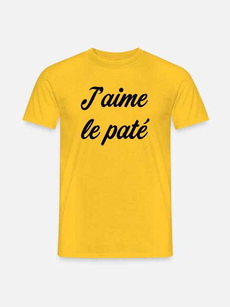 I like the paté - Men's T-Shirt - yellow