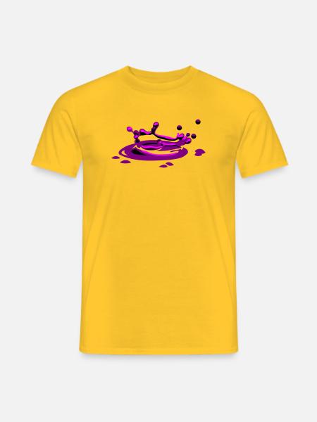 Splash - Men's T-Shirt - yellow