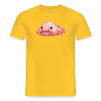 Blobfisch - Männer T-Shirt - Gelb - Vorne - AI Model Male 178 dark (178cm)