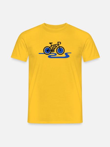 Modern E-Bike Gear Motor - Men's T-Shirt - yellow