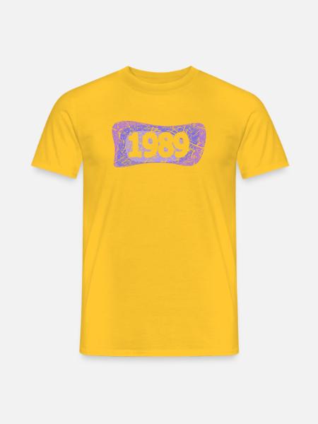 Class reunion 1989 - Men's T-Shirt - yellow
