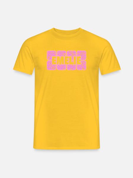 Geschenk für Emelie - Männer T-Shirt - Gelb