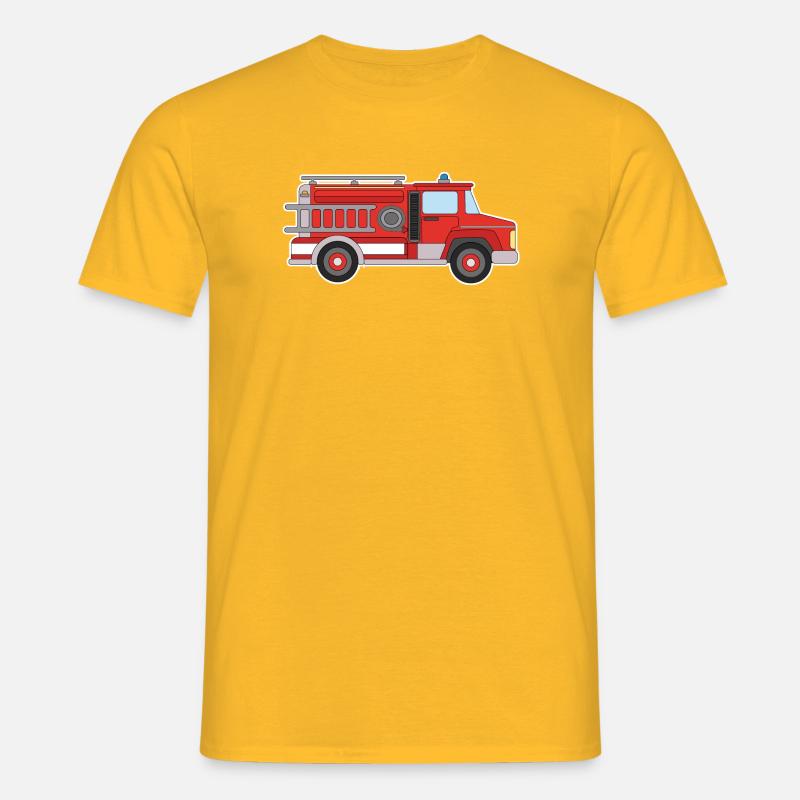 Fire engine - Men's T-Shirt - yellow
