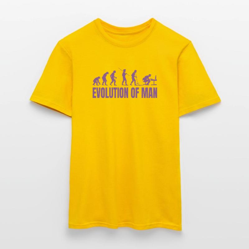 Programmierer Computerfreak Evolution Retro Männer T-Shirt