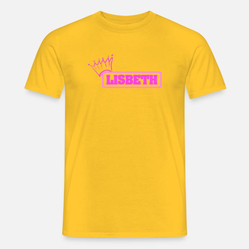 Lisbeth - Männer T-Shirt - Gelb