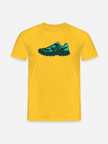 Flat Icon Sporty Sneaker - Men's T-Shirt - yellow