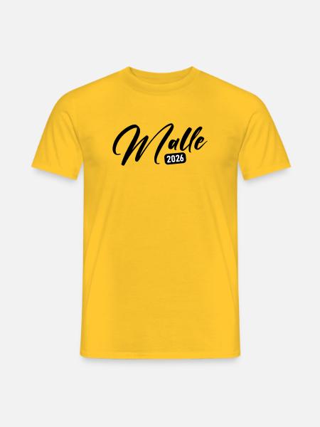 Malle 2026 - Men's T-Shirt - yellow
