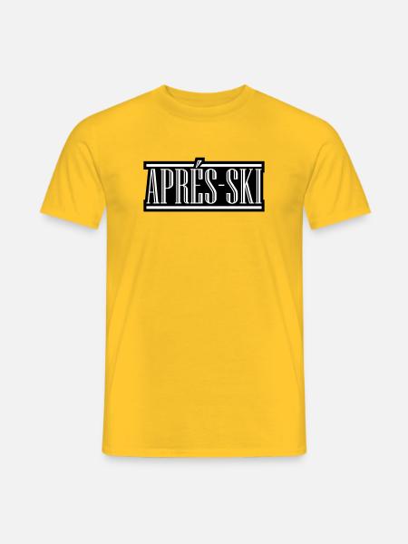 Après-ski - Men's T-Shirt - yellow