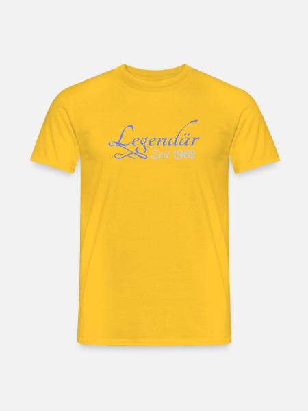 Heldin 1962 - Männer T-Shirt - Gelb