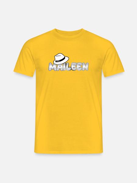 First name Maileen - Men's T-Shirt - yellow