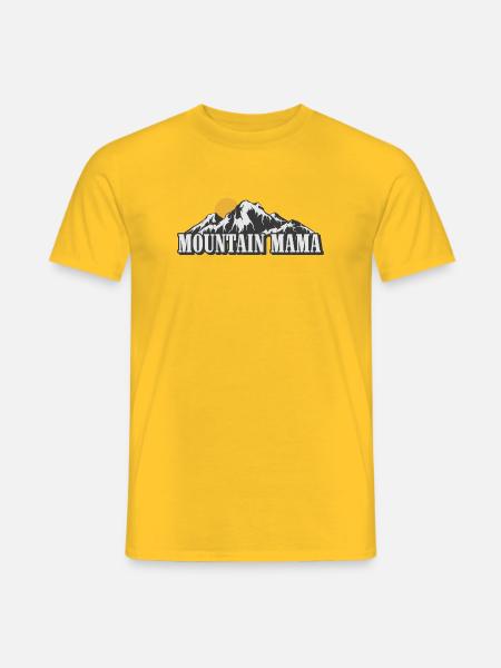 Mountain Mama - Men's T-Shirt - yellow