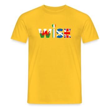 Weise - Männer T-Shirt - Gelb - Vorne - AI Model Male 178 dark (178cm)