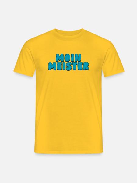 Moin Meister - Männer T-Shirt - Gelb