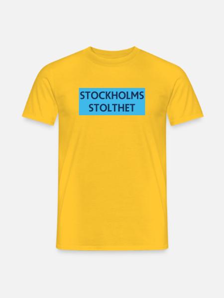 Stockholm Pride - Men's T-Shirt - yellow