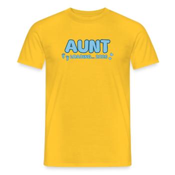 Tante Loading 2026 - T-shirt homme - jaune - Devant - AI Model Male 178 dark (178cm)