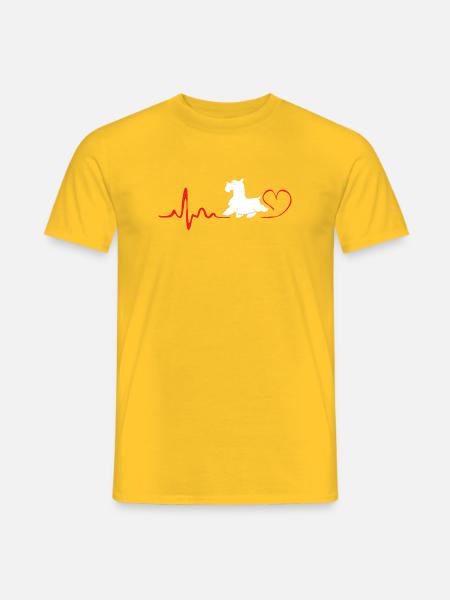 Scottish Terrier - Männer T-Shirt - Gelb