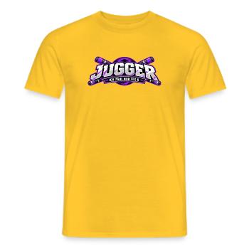 Jugger Zähle Bis 5 - Männer T-Shirt - Gelb - Vorne - AI Model Male 178 dark (178cm)