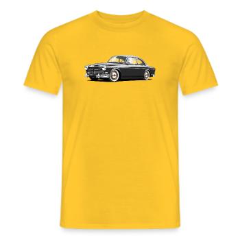 120er Serie Custom Grey - Männer T-Shirt - Gelb - Vorne - AI Model Male 178 dark (178cm)