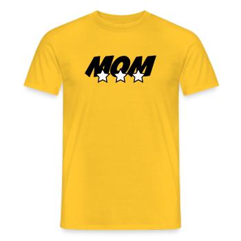 Beste Mama - Muttertag - Männer T-Shirt - Gelb - Vorne - AI Model Male 178 dark (178cm)