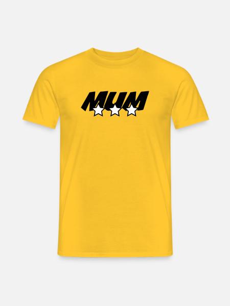 Beste Mama - Muttertag - Männer T-Shirt - Gelb
