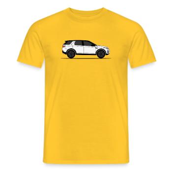 découverte Sport - T-shirt homme - jaune - Devant - AI Model Male 178 dark (178cm)
