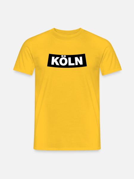 Cologne Chapter Element (JGA MC-Rocker-Design) - Men's T-Shirt - yellow