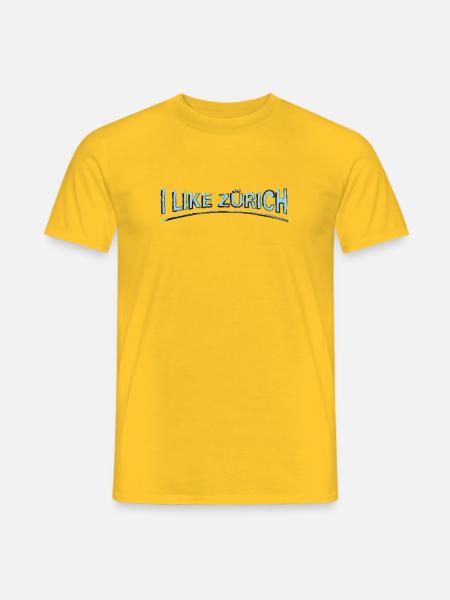 I like Zurich | Zurich-Design - Men's T-Shirt - yellow