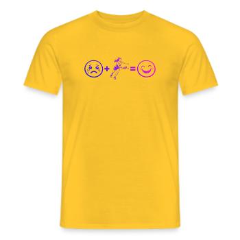 Pickleballsport Idee für Pickleball Community Fans - Männer T-Shirt - Gelb - Vorne - AI Model Male 178 dark (178cm)