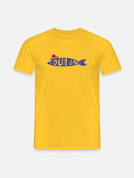Sardine Toulon - Männer T-Shirt - Gelb