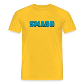 Briser - T-shirt homme - jaune - Devant - AI Model Male 178 dark (178cm)