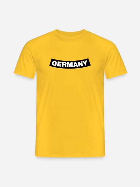 Germany Chapter Element (JGA MC-Rocker-Design) - Men's T-Shirt - yellow