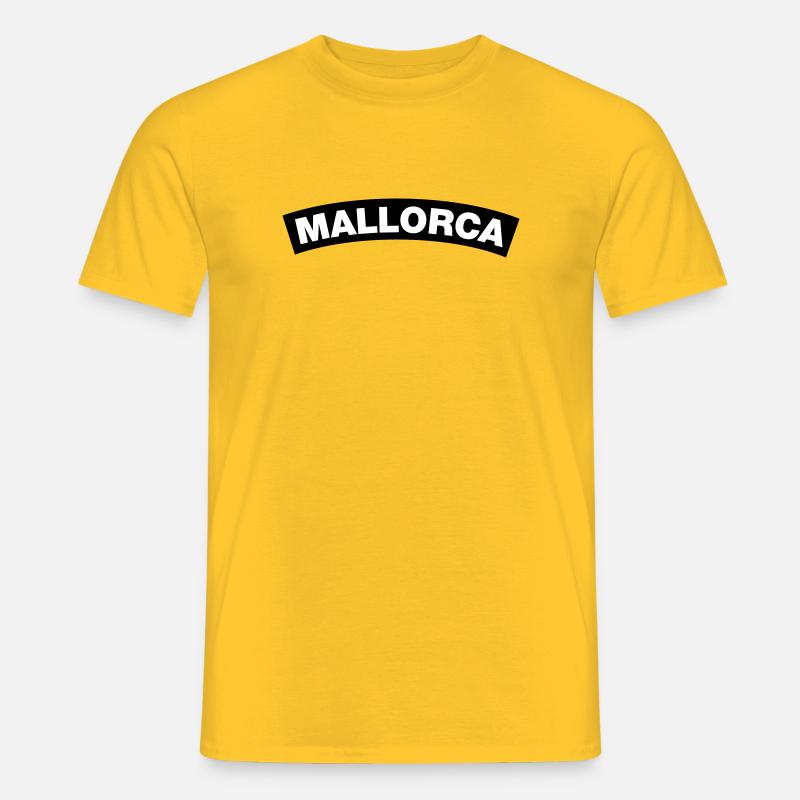 Mallorca - Männer T-Shirt - Gelb
