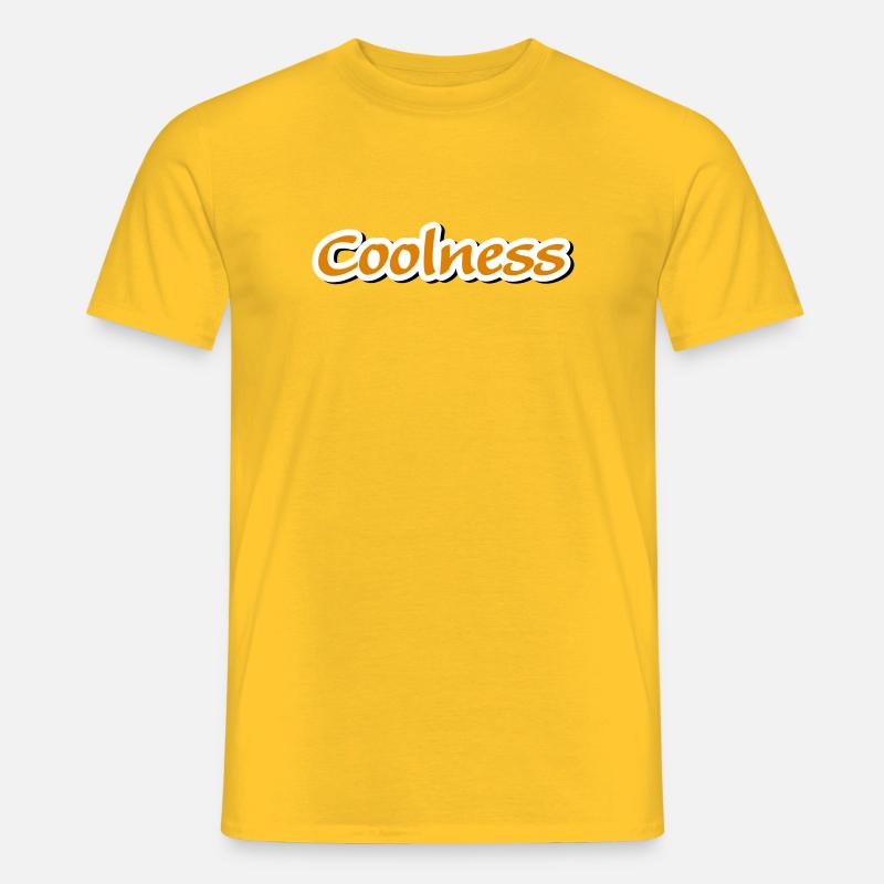 coolness claim Vectorgraphic - Männer T-Shirt - Gelb