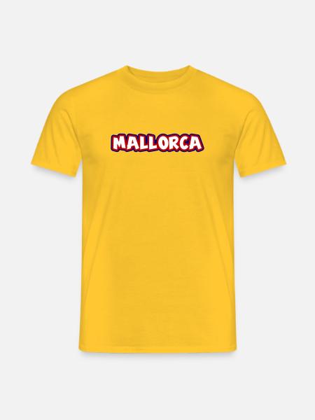 Mallorca - Männer T-Shirt - Gelb