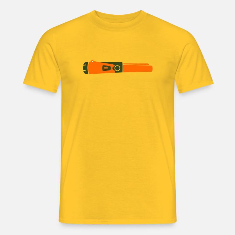 Pinpointer Sonde Sondengänger - Männer T-Shirt - Gelb