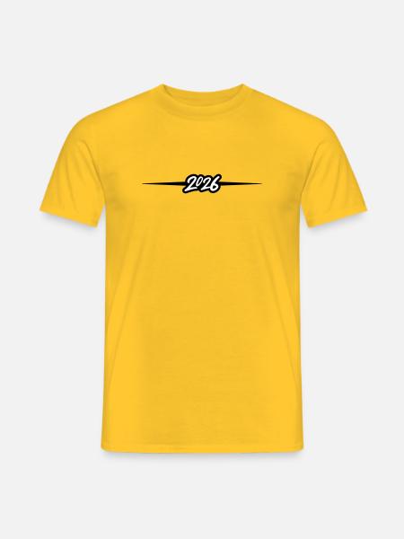 Élément 2026 - T-shirt homme - jaune