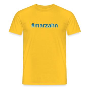 Marzahn - Männer T-Shirt - Gelb - Vorne - AI Model Male 178 dark (178cm)