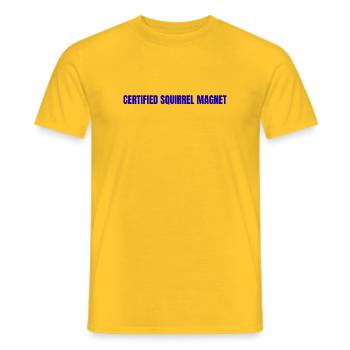Unique - Men's T-Shirt - yellow - Front - AI Model Male 178 dark (178cm)