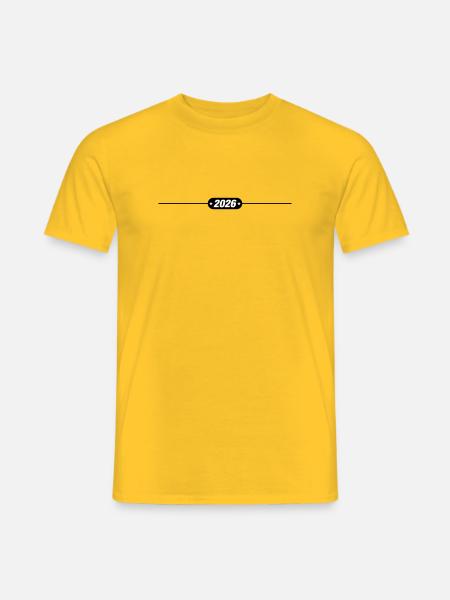 2026 Line - Men's T-Shirt - yellow
