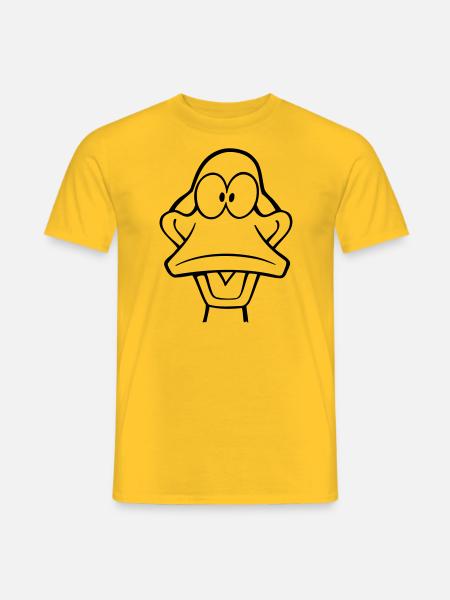 canard - T-shirt homme - jaune