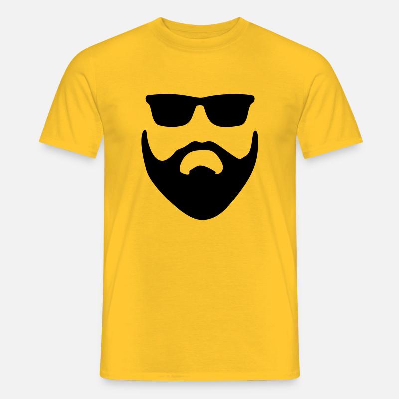 hipster - Mænd T-shirt - gul