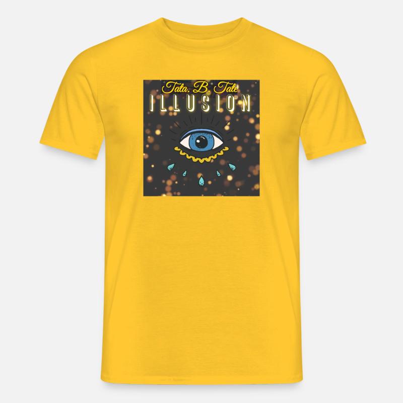 Tata B.tate Logo - Männer T-Shirt - Gelb