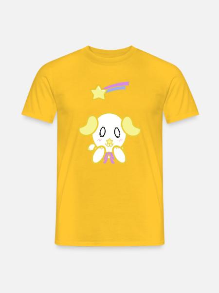 KawaiiDOGGOS – Twinkle "Sternschnuppe"-Druck - Männer T-Shirt - Gelb