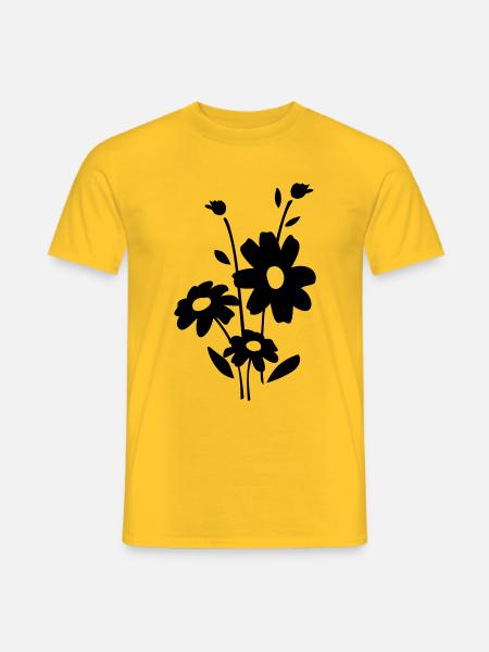 Fleur fleur - T-shirt homme - jaune
