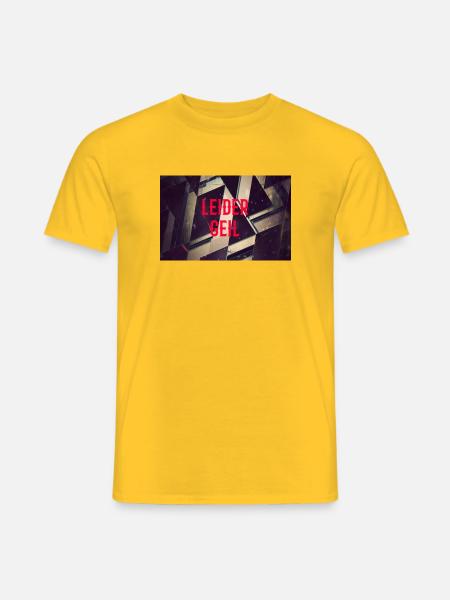 Leider geil - Männer T-Shirt - Gelb