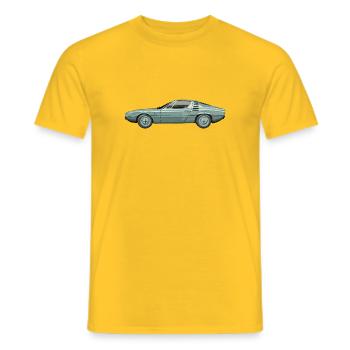 AR MONTREAL Illustration in Profil - Männer T-Shirt - Gelb - Vorne - AI Model Male 178 dark (178cm)