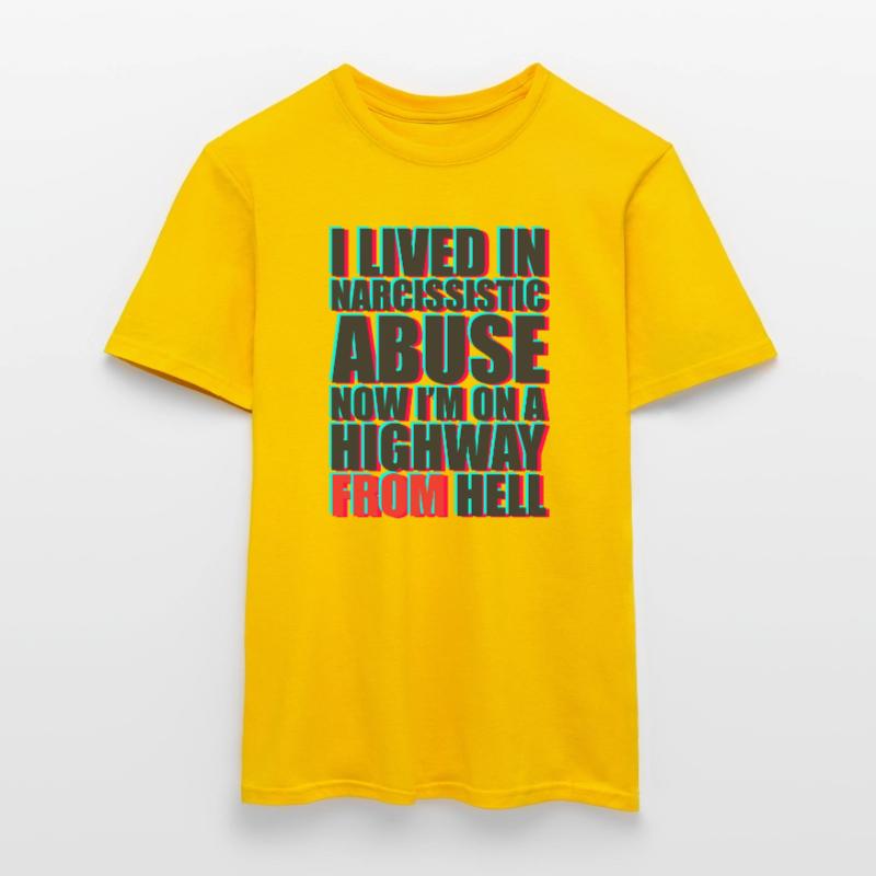 Conception de message de protestation de texte en gras T-shirt homme
