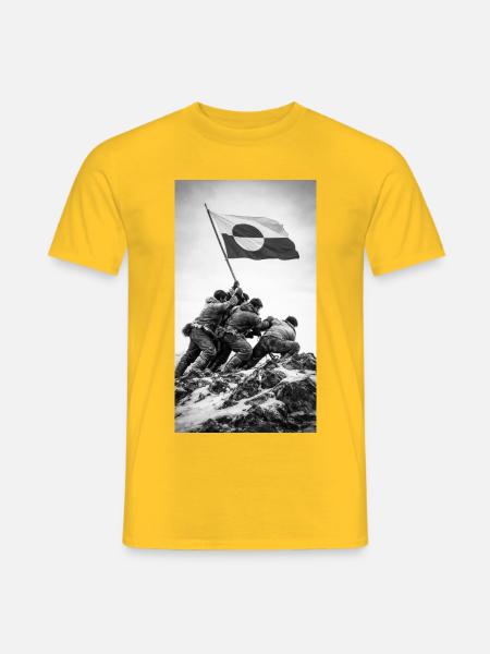 Iwo Greenland - Men's T-Shirt - yellow