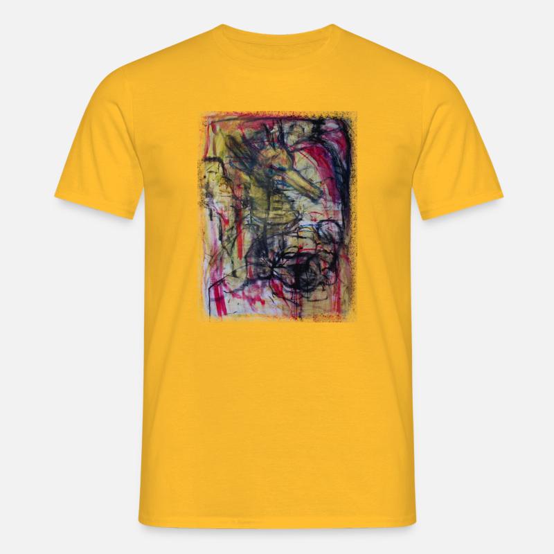 Seepferdchen - Männer T-Shirt - Gelb