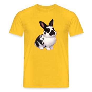 Paulinchen - Männer T-Shirt - Gelb - Vorne - AI Model Male 178 dark (178cm)